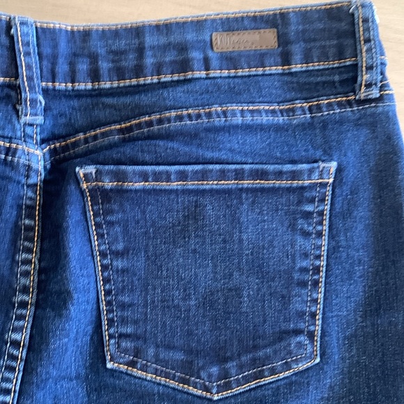KUT Rosie Pencil Skirt Denim Blue Skirt Sz 8 Excellent Condition - Picture 10 of 12
